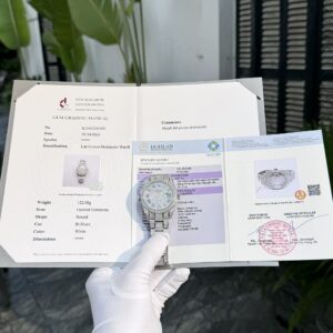 Rolex DateJust Full Moissanite Diamonds Custom Watch 41mm Super Clone Watch