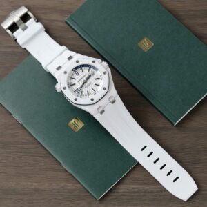 Audemars Piguet Royal Oak Offshore 15707CB White Ceramic 42mm Super Clone Watch