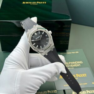 Audemars Piguet Royal Oak 15500 Black Dial Rubber Strap 41mm Super Clone Watch