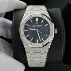 Audemars Piguet Royal Oak 15500ST Frosted Gold Blue Dial 41mm Super Clone Watch