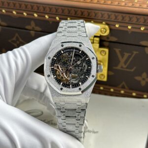 Audemars Piguet Royal Oak Frosted 15407 Skeleton Dial 41mm Super Clone Watch