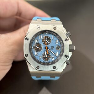 Audemars Piguet Royal Oak Offshore 26238ST Blue Rubber Strap 42mm Super Clone Watch