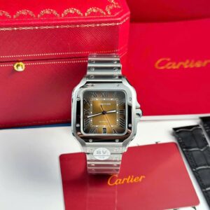 Cartier Santos WSSA0064 Brown Dial 39.8mm Super Clone Watch