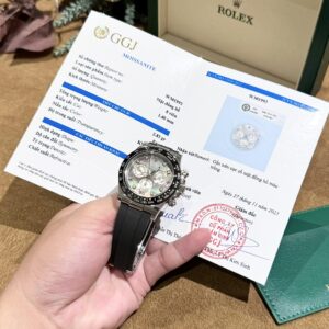 Rolex Daytona Mother Of Pearl And Moissanite Diamonds Dial Watch 40mm Super Clone Watch