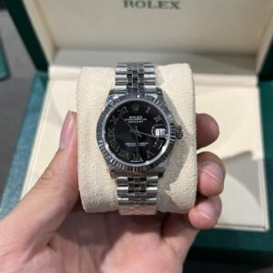 Rolex DateJust Womens Black Dial 31mm Super Clone Watch