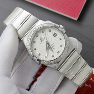 Omega Constellation Co-Axial White Dial Metal Strap 38mm Super Clone Watch