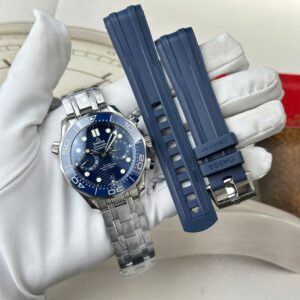 Omega Seamaster Diver 300M Chronograph Blue Dial 44mm Super Clone Watch
