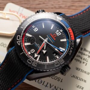 Omega Seamaster GMT Ceramic Black Dial 45.5mm Super Clone Watch