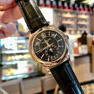 Patek Philippe Complications 5205R Black Dial Rose Gold 40mm Super Clone Watch
