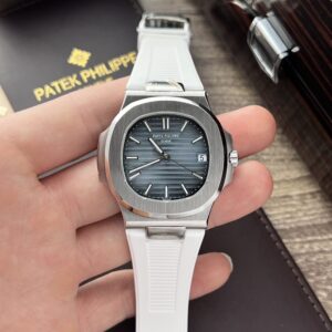 Patek Philippe Nautilus 5711 White Rubber Strap 40mm Super Clone Watch