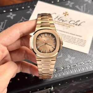 Patek Philippe Nautilus 5711 Brown Dial Rose Gold Case 40mm Super Clone Watch