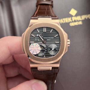 Patek Philippe Nautilus 5712R Brown Leather Strap 40mm Super Clone Watch