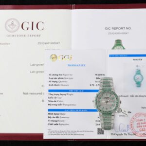 Patek Philippe Nautilus 7118 Custom Diamonds Moissanite Hong Kong 35.2mm Super Clone Watch