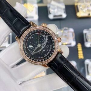 Patek Philippe Sky Moon Celestial 6104R Black Dial 40mm Super Clone Watch