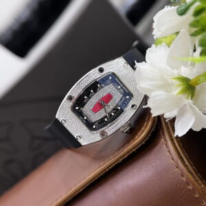 Richard Mille RM007 Red Dial Rubber Strap 36mm Super Clone Watch