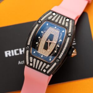 Richard Mille RM07-01 Carbon With Stone 36mm Super Clone Watch