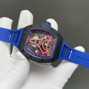 Richard Mille RM52-03 Paris Saint-Germain Tourbillon Ceramic Black 40x48mm Super Clone Watch