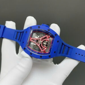 Richard Mille RM52-03 Paris Saint-Germain Tourbillon Ceramic Blue 40x48mm Super Clone Watch