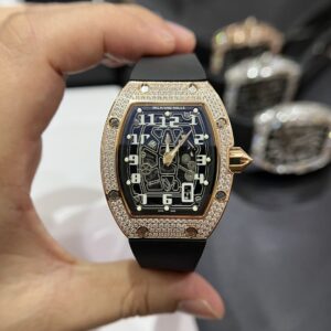 Richard Mille RM67-01 Rose Gold Rubber Strap 40mm Super Clone Watch