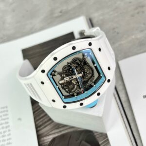 Richard Mille RM055 Bubba Watson White Ceramic 45mm Super Clone Watch