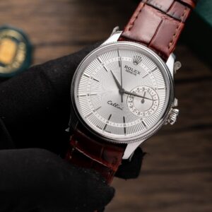 Rolex Cellini Date 50519 Brown Leather Strap 39mm Super Clone Watch