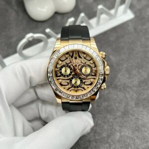 Rolex Daytona 116588TBR Eye Of Tiger Solid Gold Diamonds 40mm Super Clone Watch