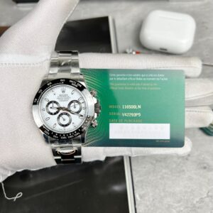 Rolex Cosmograph Daytona 116500LN White Dial 40mm Super Clone Watch