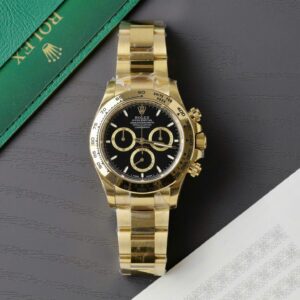 Rolex Daytona M126508 Black Dial 40mm Super Clone Watch