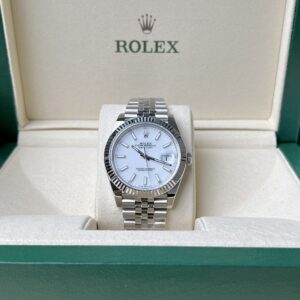 Rolex DateJust 126334 White Enamel Dial 41mm Super Clone Watch