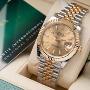 Rolex DateJust Jubilee Strap Gold Wrapped Watch 41mm Super Clone Watch