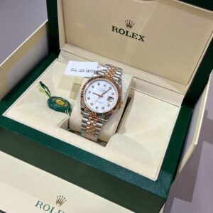 Rolex DateJust MOP Dial Gold Wrapped 41mm Super Clone Watch