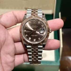 Rolex DateJust Chocolate Dial 41mm Super Clone Watch