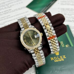 Rolex DateJust Women’s Stone Bezel 31mm Super Clone Watch