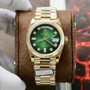 Rolex Day-Date 128238 Green Ombre Dial 36mm Super Clone Watch