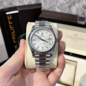 Rolex Day-Date 228239 White Dial 40mm Super Clone Watch
