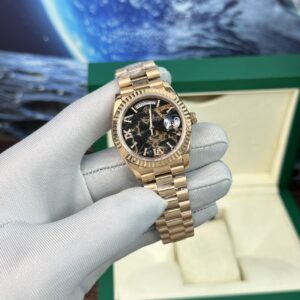 Rolex Day-Date Rose Gold Lava Dial Watch 40mm Super Clone Watch