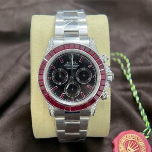 Rolex Daytona 126599TRU Solid Gold Ruby Diamond 40mm Super Clone Watch