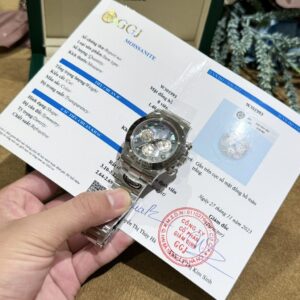 Rolex Daytona Mother Of Pearl And Moissanite Diamonds Dial Watch 40mm Super Clone Watch