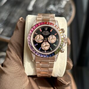 Rolex Daytona Rainbow Black Dial 40mm Super Clone Watch