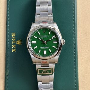Rolex Oyster Perpetual 124300 Green Dial 41mm Super Clone Watch