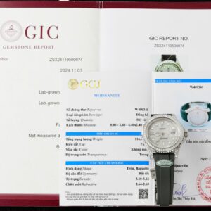 Rolex DateJust Wimbledon Dial Moissanite 41mm Super Clone Watch