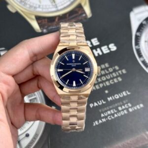 Vacheron Constantin Overseas 4500V 41mm PPF Rose Gold Blue Dial Super Clone Watch